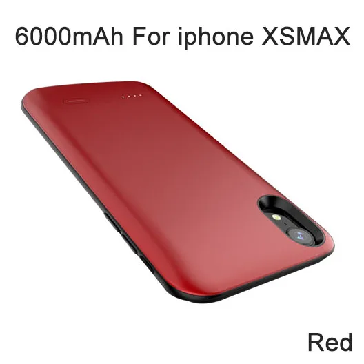 6000mAh For XSMAX XGODY 6000 мАч чехол для зарядного устройства для Apple iphone XR XSMAX тонкий умный чехол для внешнего аккумулятора защитный чехол для iphone XR XSMAX - Цвет: 6000mAh For XSMAX