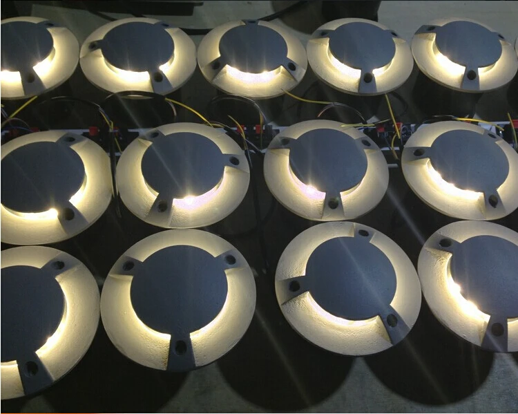 Оптовая продажа с фабрики 3*3W 9W LED подземный свет 4*3W 12W Заземленный пол утопленный