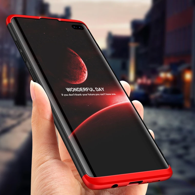 Для Samsung Galaxy S8 S9 S10 Plus чехол 360 полная защита жесткий матовый для S7 S6 edge Note 8 9 C9 Coque |
