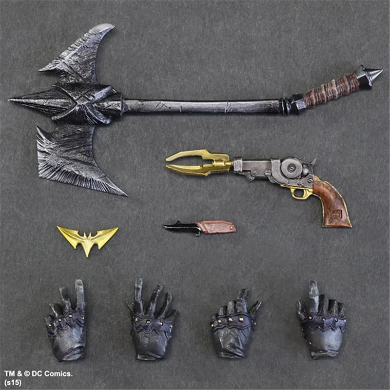 Экшн фигурки Wild West Batman безвременная красная версия ПВХ 27 см 10 63 дюйма аниме игра