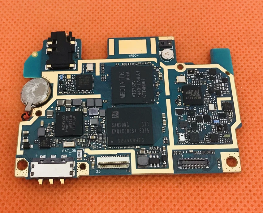 Бывшая в употреблении оригинальная материнская плата 1G ram+ 8G rom материнская плата для Lenovo A858 MTK6732 четырехъядерный процессор