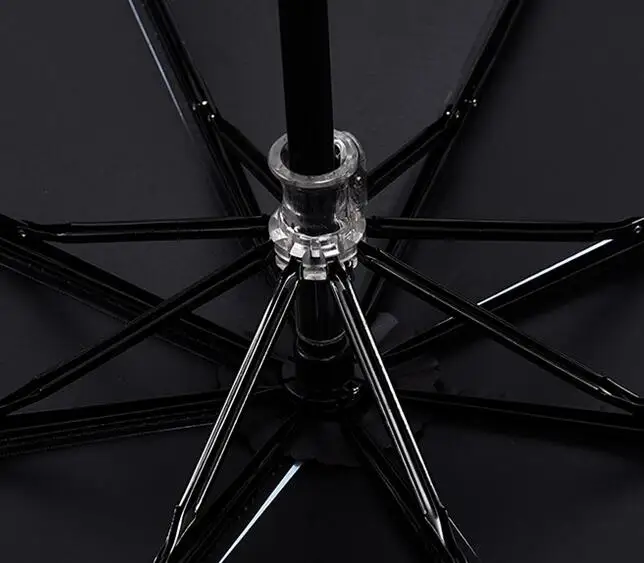 Чистый цвет серии солнце и дождь зонтик черное покрытие солнцезащитный ЗОНТ 8