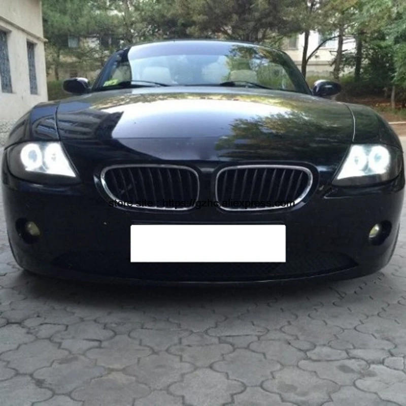 

For BMW Z4 E85 E86 2002 - 2007 2008 Ultra Bright Day Light DRL CCFL Angel Eyes Demon Eyes Kit Warm White Halo Ring
