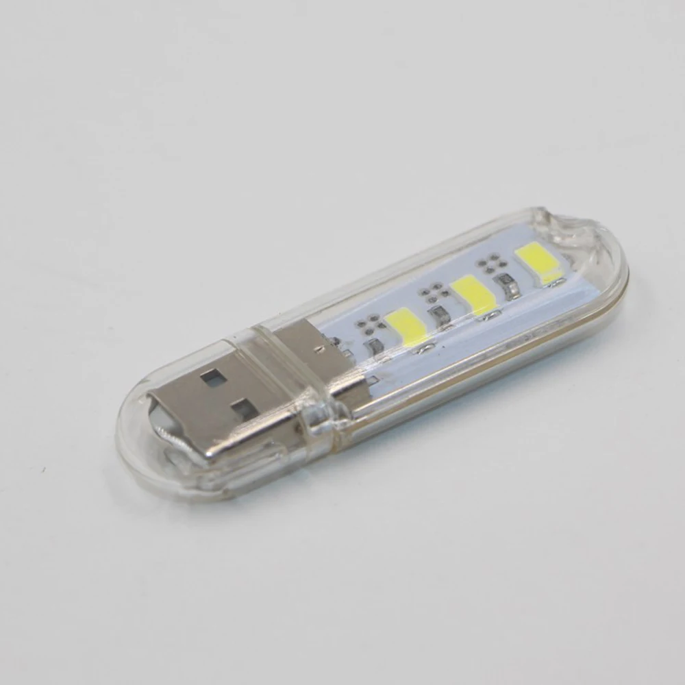 1 шт. 5 в USB светодиодный ночсветильник 3 светодиода 8 брелок настольная лампа для