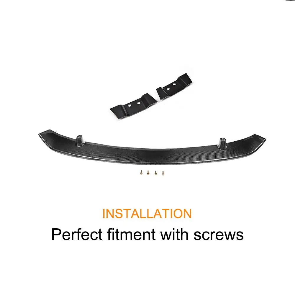 Автомобильный задний спойлер из углеродного волокна для Audi R8 GT V8 V10 2008 2015 черный