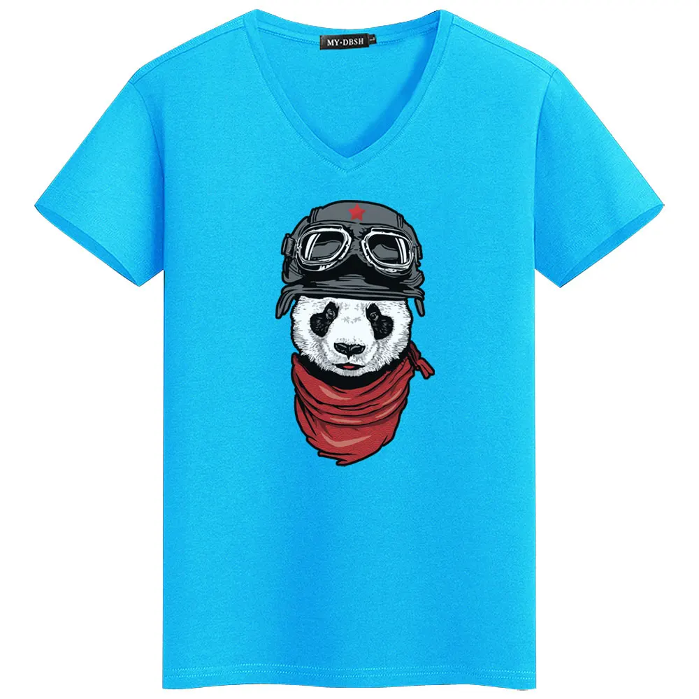 MYDBSH милые футболки с принтом панды для мужчин/женщин повседневные Camisetas модная