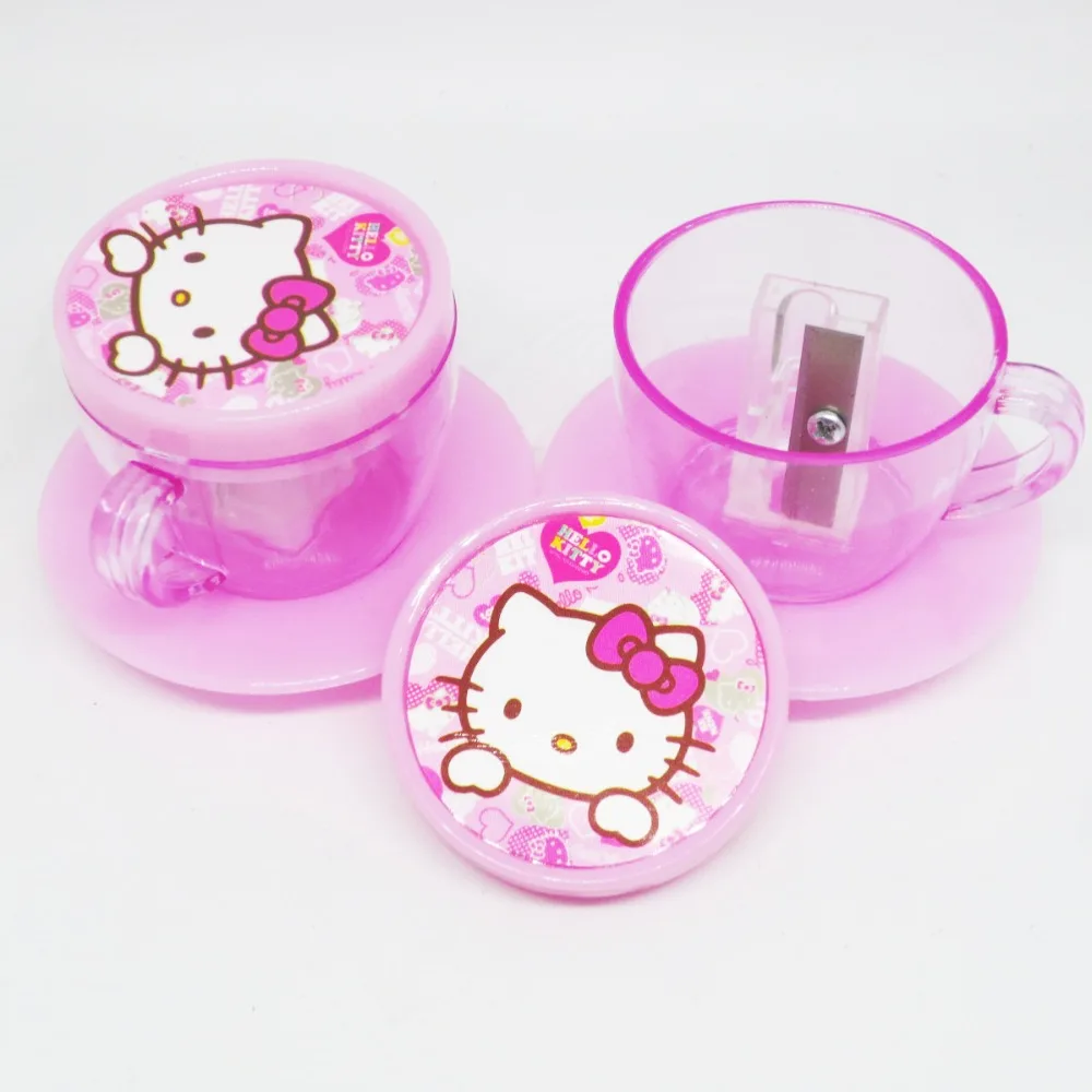 Новая креативная точилка для карандашей с кофейной чашкой hello kitty, канцелярские принадлежности для офиса и школы, точилка для карандашей, подарок kt