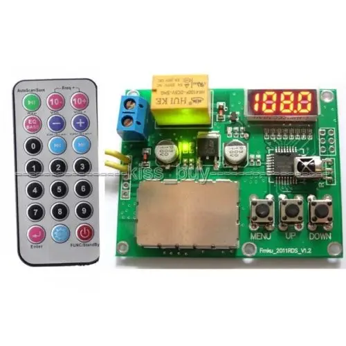 

Digital RDS Coding FM Radio Receiver Module Remote RSS RDS Control 76-108Mhz