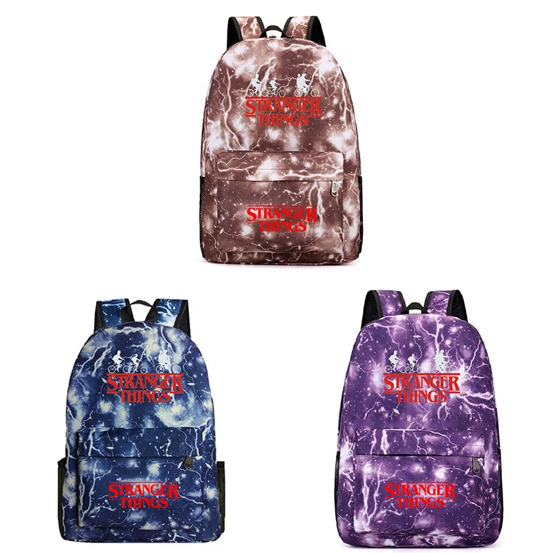 Рюкзак Sac A Dos Mochila Stranger Things 5zl Back To School для девочек подростков рюкзак детей аниме