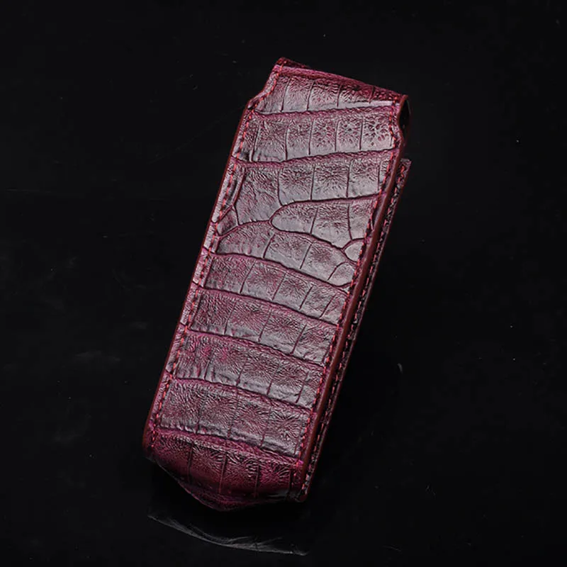 Роскошный чехол-книжка из натуральной кожи в деловом стиле для Vertu Signature S CEO 168, полный защитный чехол для мобильного телефона - Цвет: Red