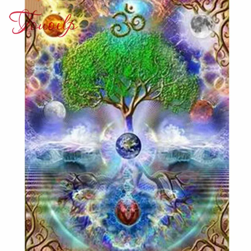 Алмазная живопись 5D сделай сам для домашнего декора вышивка крестиком мозаика с