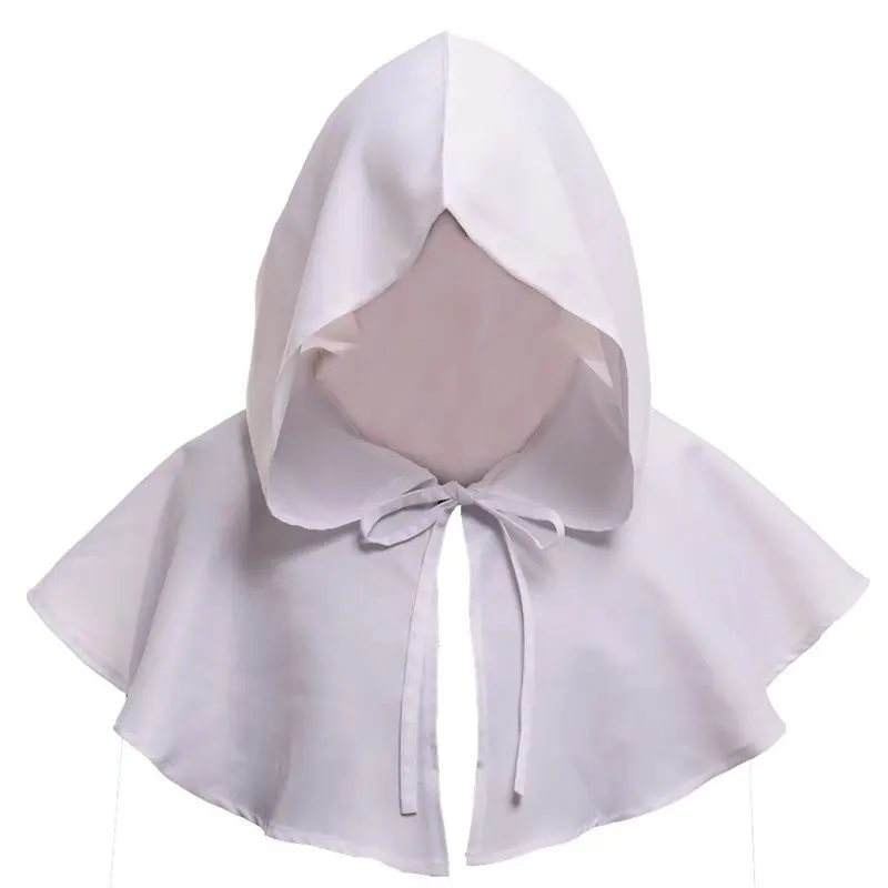 Medieval Gothic Short Cape Women 2019 Black Goth Club Casual Capes White Lace Up Poncho Ladies Summer Top Sunscreen Cropped Coat |