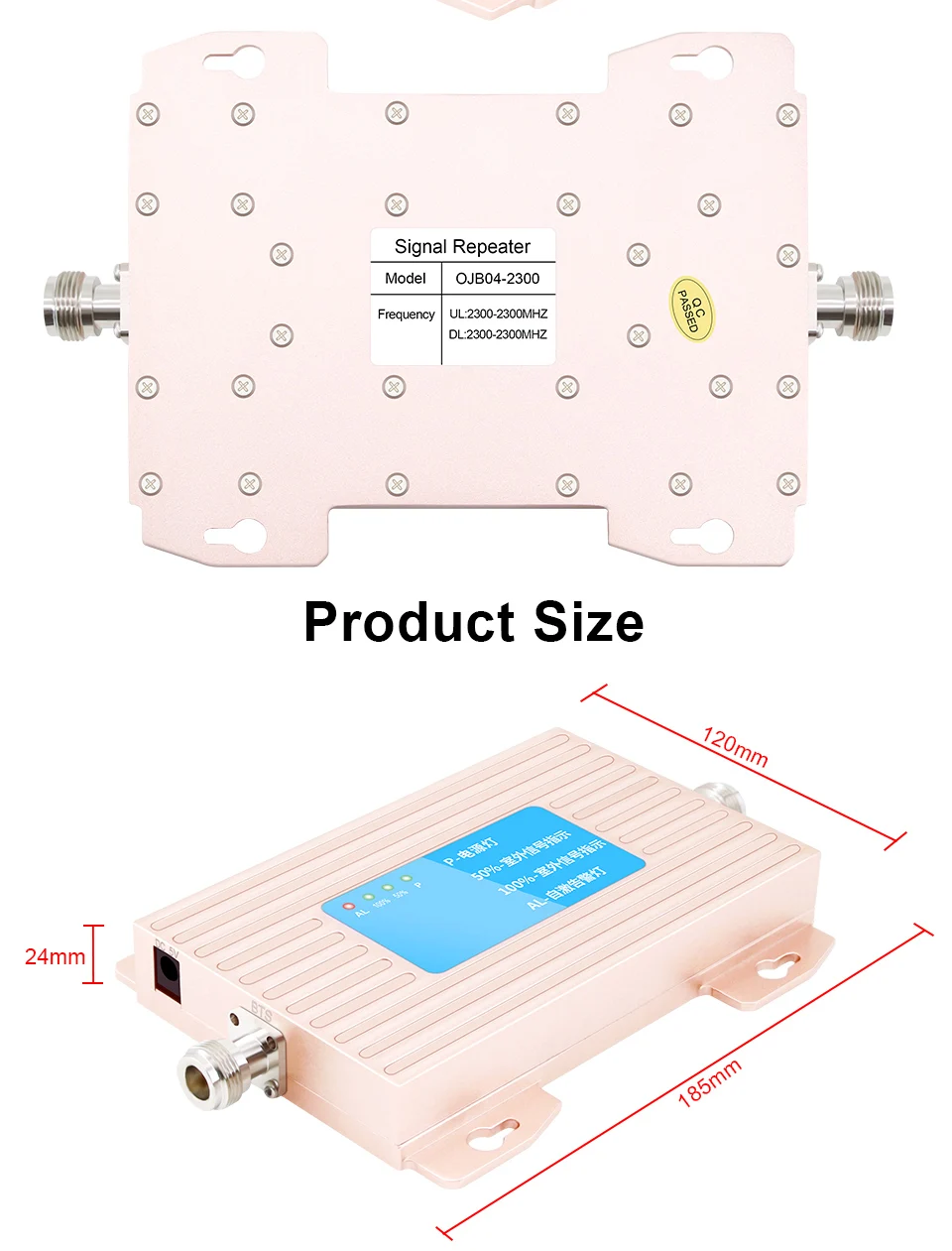 ALC Funtion 2300 mhz LTE BAND 40 2300-2400 Mhz 4g 2300 Mhz Мобильный телефон усилитель сигнала РЕТРАНСЛЯТОР не включает антенну