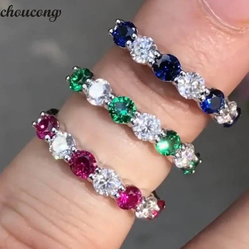 Кольцо женское из серебра 925 пробы с фианитом 3 цвета|Кольца| |