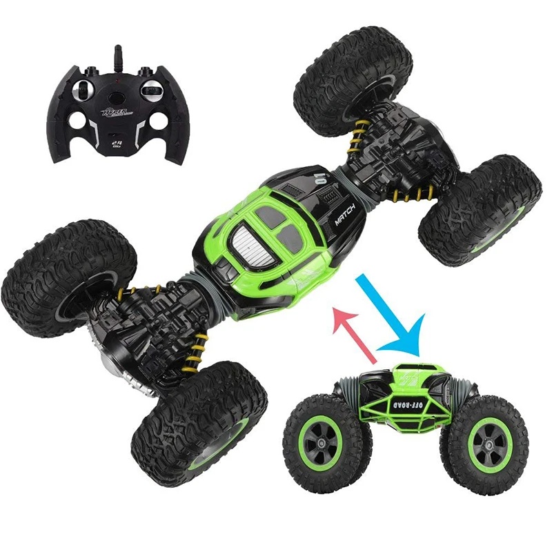 

2.4Ghz 4WD Remote Control Electric Crawl Off Road Truck High Speed Racing Climbing RC Monster Vehicle RC Transform Stunt Car33cm