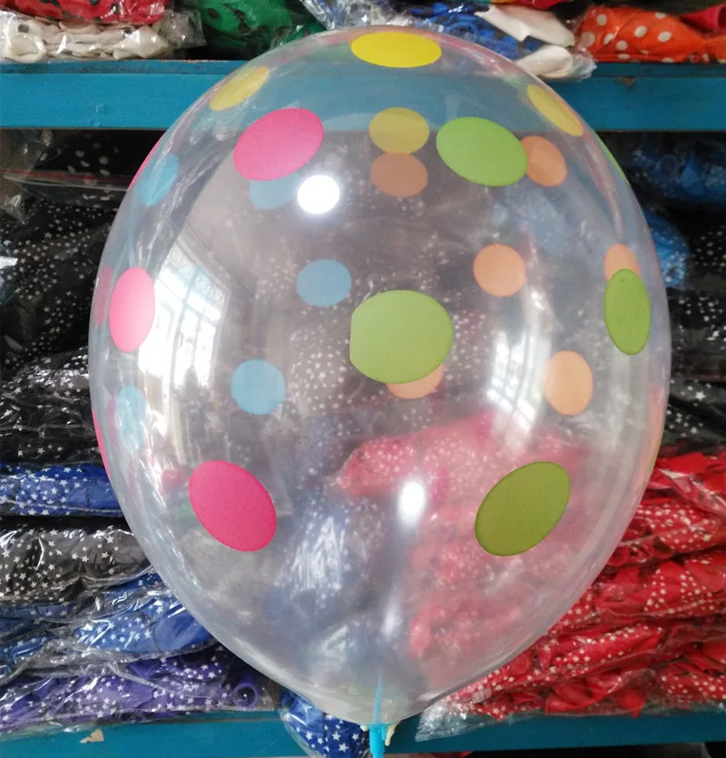 25 шт. 12 дюймов динозавр & горошек прозрачные звезды жемчужные печатные детские