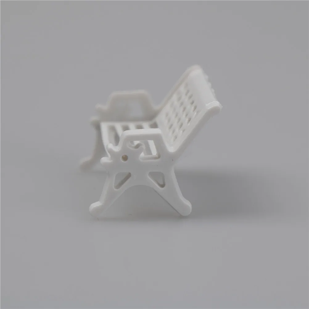 DIY Белая скамейка для парка сиденье в виде бутылки Моха мини стул рукоделия декор