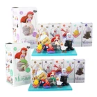 6 шт.партия Принцесса Ариэль фигурки Русалочка Ариэль Себастиан камбала рыба король Тритон Scuttle Ursula WCF модель игрушки