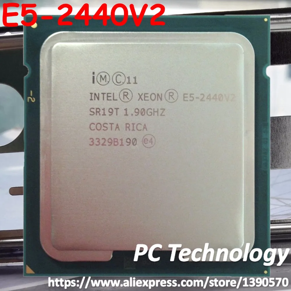 Оригинальный процессор Intel ЦП Xeon OEM версия 1 90 ГГц 8 ядер 20 МБ LGA1356 E5 2440 V2 95 Вт 2440V2
