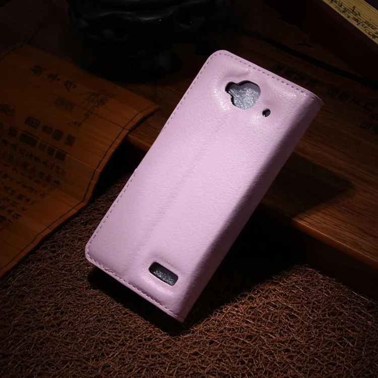 Модный кожаный чехол кошелек из зернистой ПУ кожи для Alcatel One Touch Idol Mini 6012 защитный