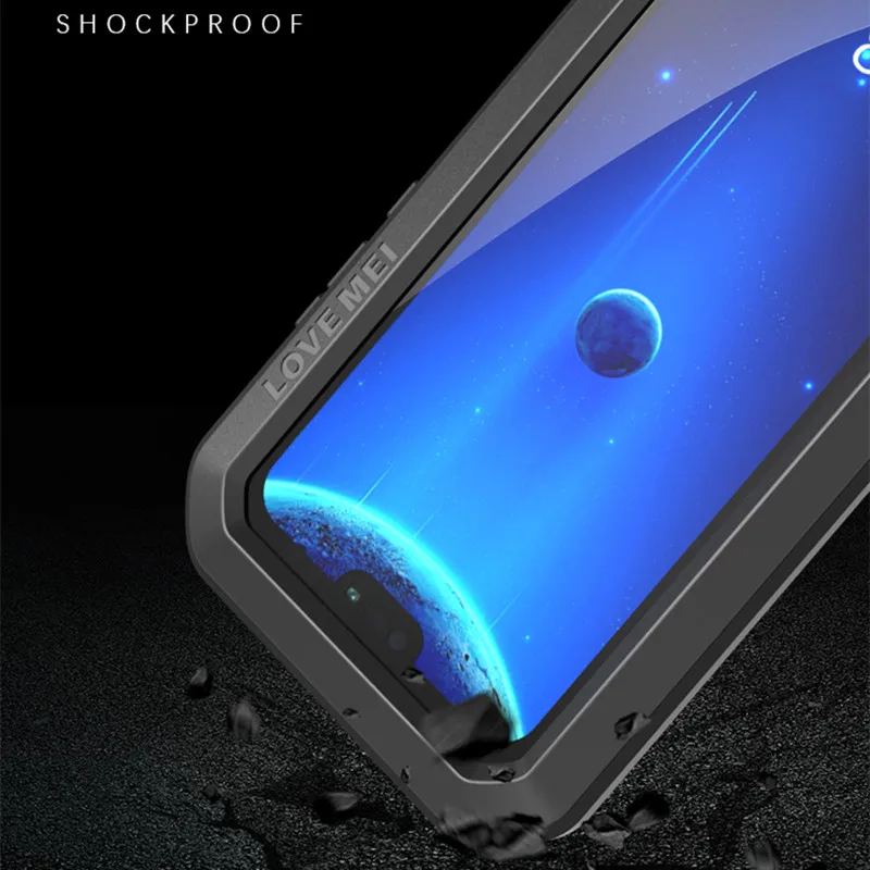 LOVEMEI мощный металлический водонепроницаемый чехол для huawei P20 Lite/Nova 3e полный