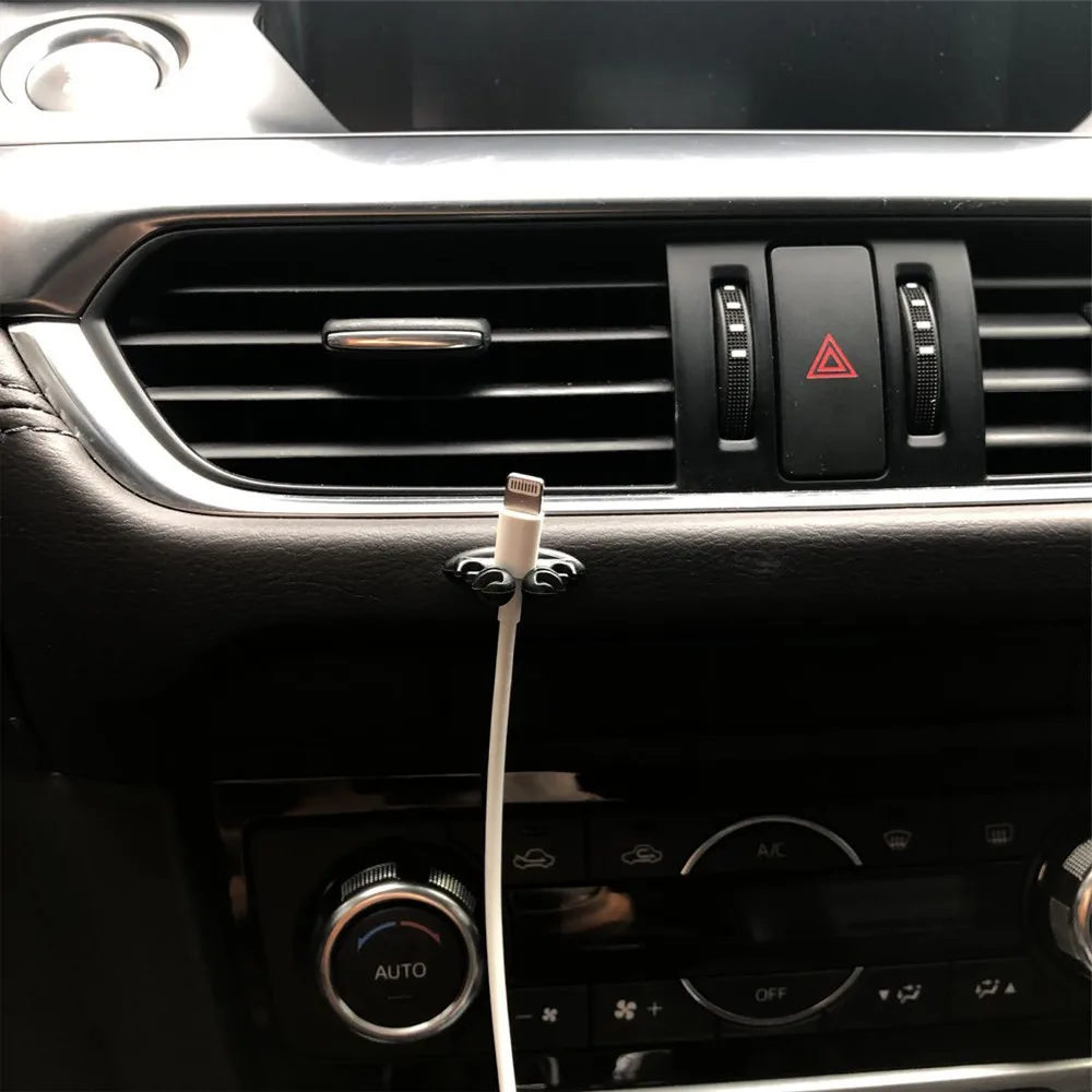

8 шт. автомобильный зажим для проводов наклейки для Fiat 500 600 Tipo Punto stilo freeont Cross Coroma Panda Idea Palio