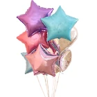 Бесплатная shipping18 дюймов на день рождения вечерние украшения Свадебные Реклама в виде многоугольника, алюминиевой фольги воздушный шар Лидер продаж в Россию и Бразилию