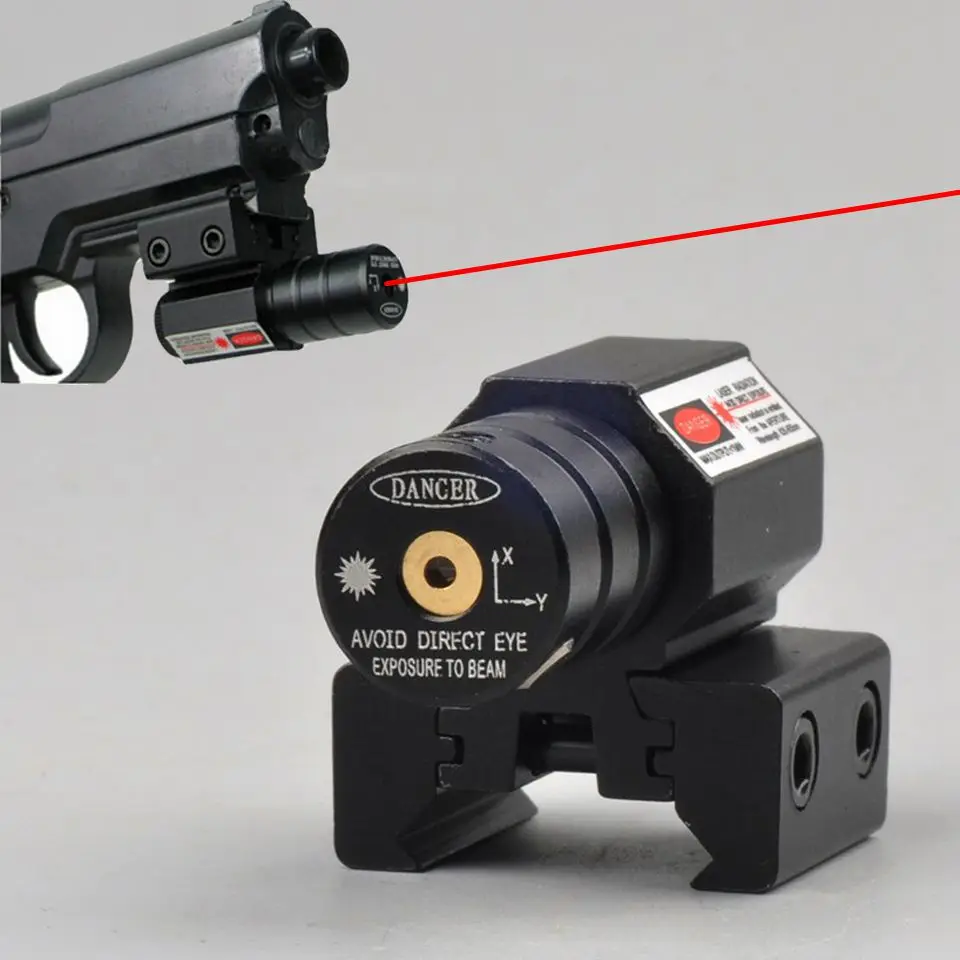 

US Stock 11mm/20mm Red Dot Laser Sight for Picatinny and Rifle with 635-655nm Adjustable Picatinny/Weaver Mount