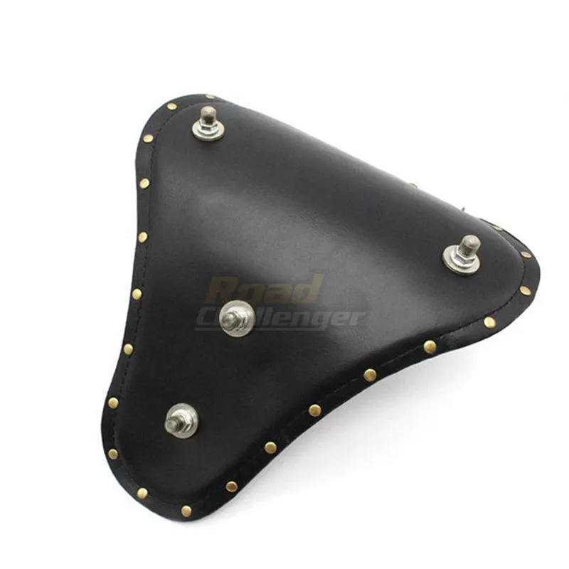Синтетическая кожа мотоцикл Solo сиденье водителя Винтаж Для Harley Sportster 883 1200 XL Dyna