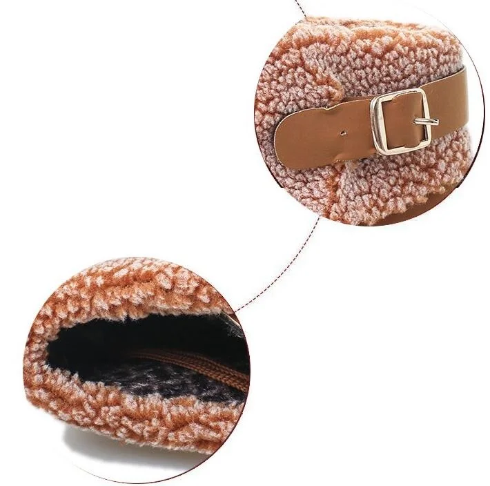 Зимние 8 см Повседневная Для женщин теплые сапоги женские Водонепроницаемый