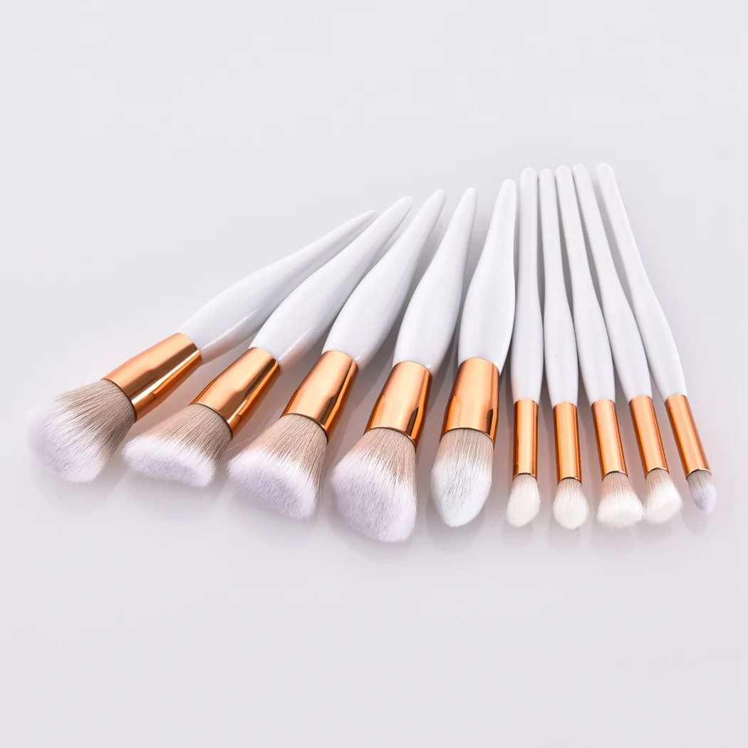 Hot Professional Cosmetic Brushes Kits 10Pcs Makeup Brush Set Powder Foundation Eye shadow Blushes | Красота и здоровье