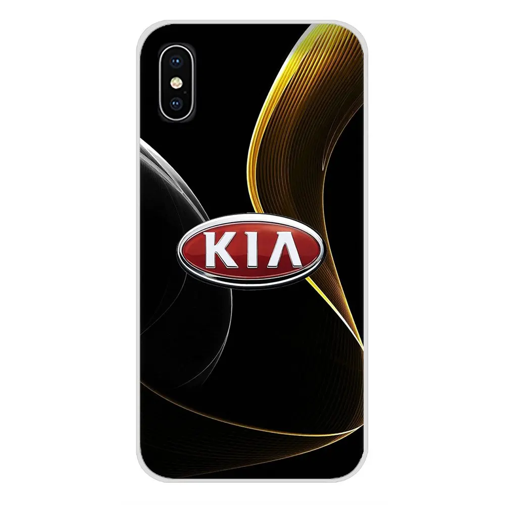 Для Apple iPhone X XR XS MAX 4 4S 5 5S 5C SE 6 6S 7 8 Plus ipod touch Логотип Kia корейский автомобильный бренд
