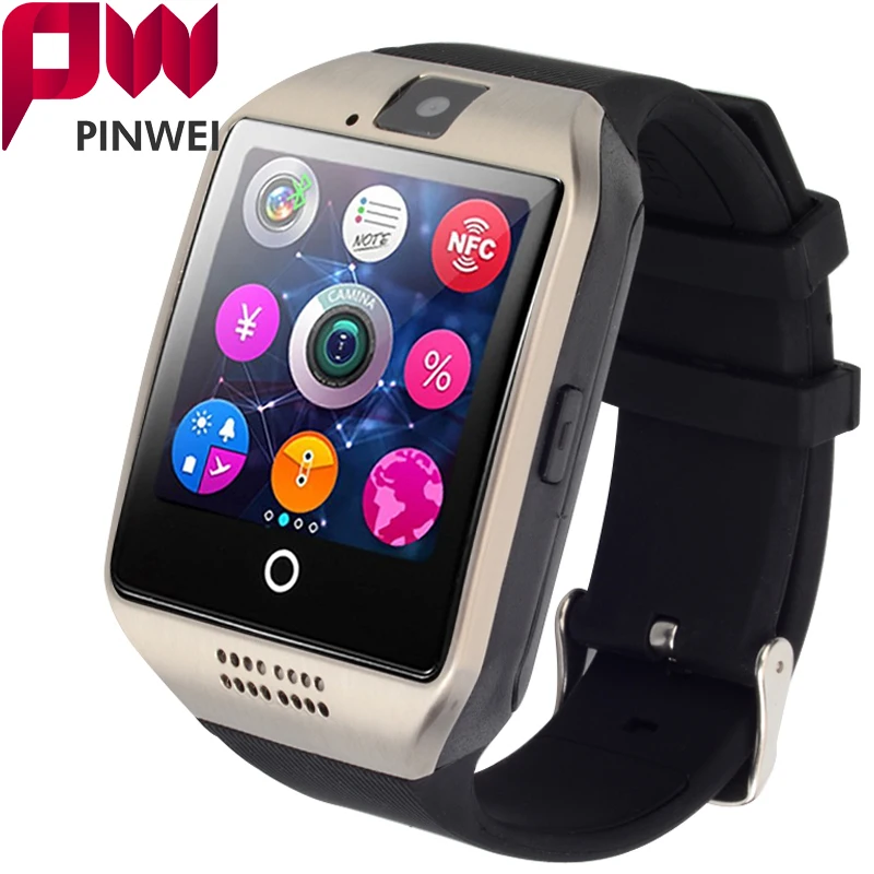 Pinwei 2018 Bluetooth Смарт часы SmartWatch Поддержка sim карты GSM Видео Камера Android/IOS Смартфон PK