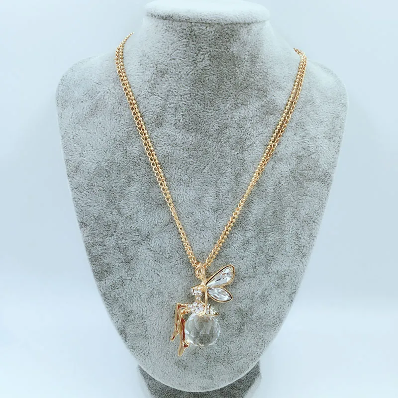 Pendent Necklace Women New 2016 For Party Chain Necklaces Figure Round Fashion Jewelry hot Gold Color Sweater | Украшения и