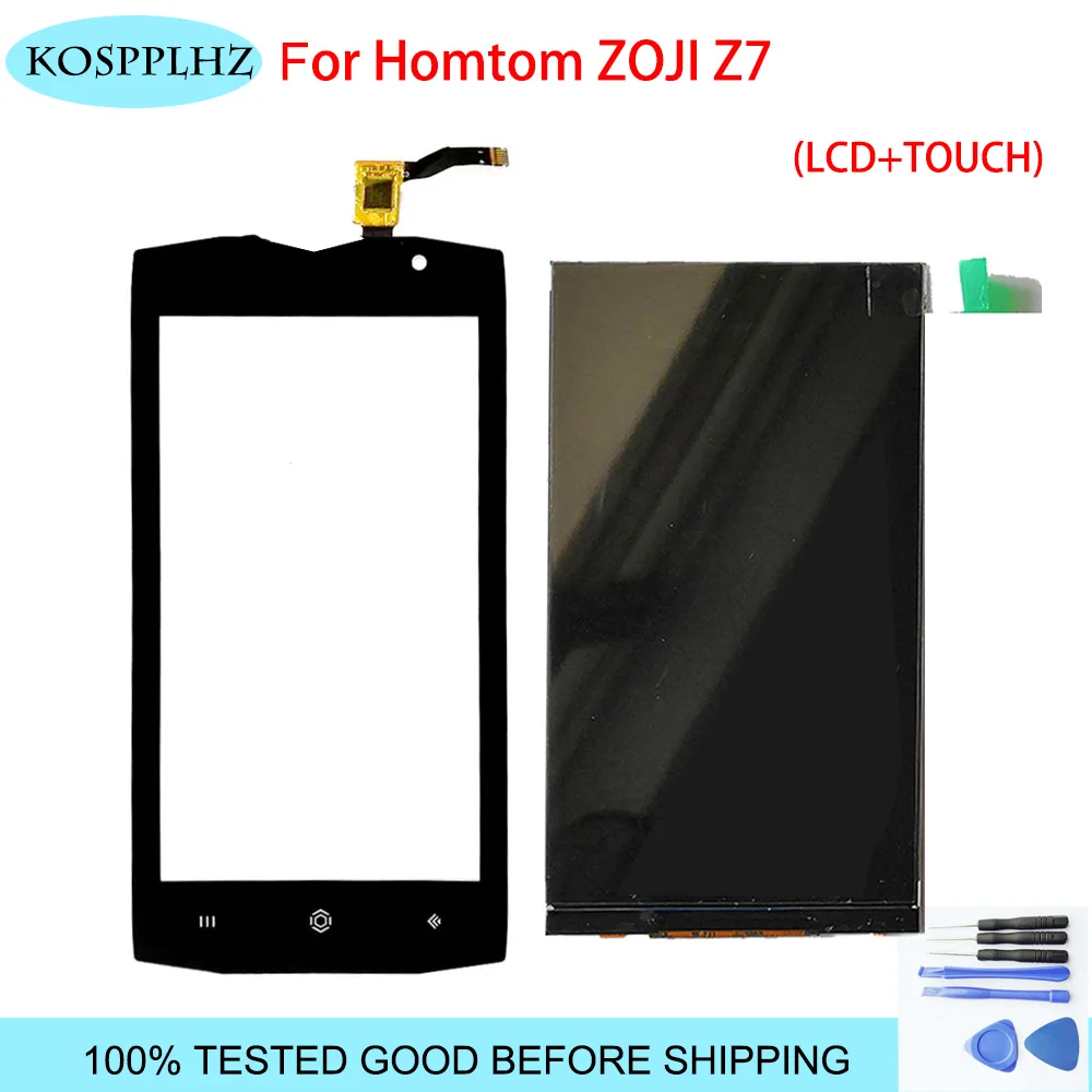 BFor HOMTOM zoji z7 ЖК-дисплей+ сенсорный экран дигитайзер для zoji z 7 Мобильный телефон цифровой аксессуар с инструментами