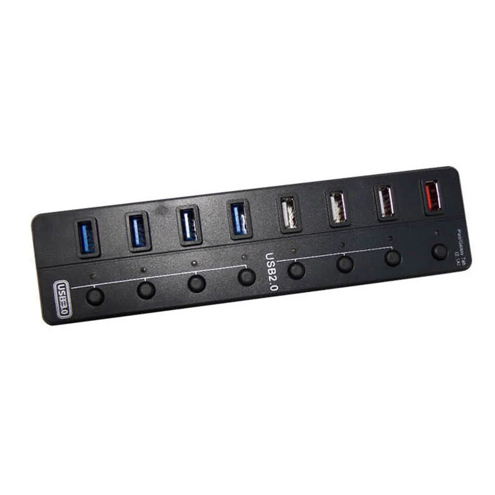 4 порта USB3.0 + 3 USB 2 0 2100mA Быстрая Зарядка порт концентратор с независимым