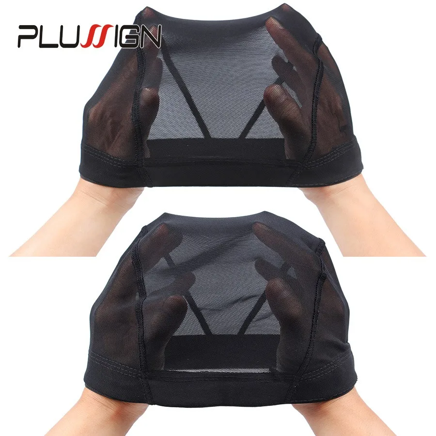 Plussign Weavon шляпа парик делая головка набора окружность 52-56 см s m l три размера купольный парик на сетке кепки s для изготовления париков 100 шт/партия