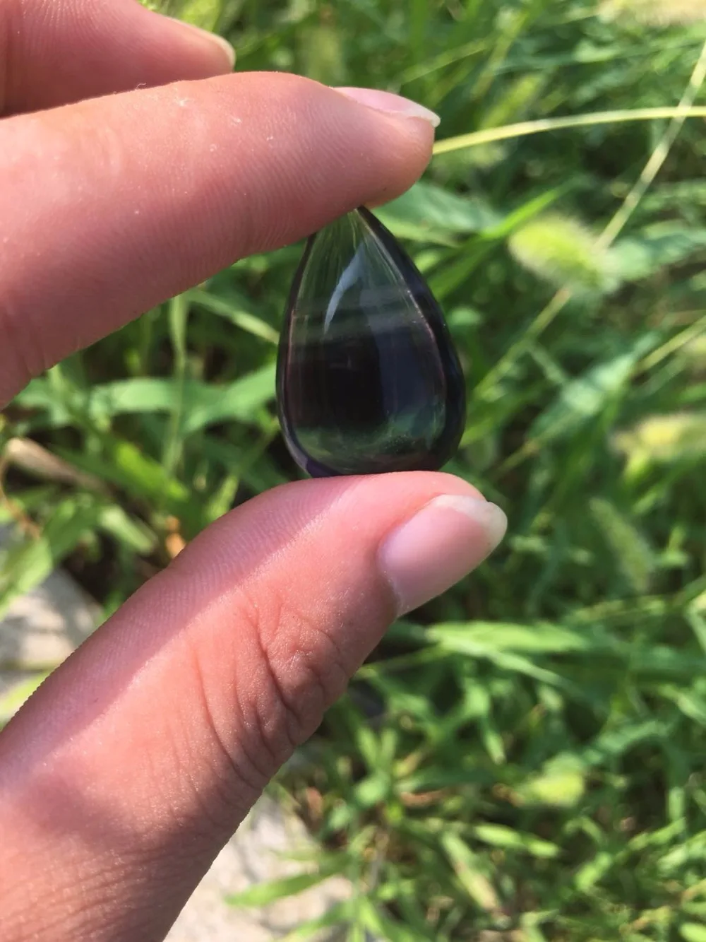 

5 pieces, natural crystal seven-color fluorite crystal pendant, crystal pendant, ladies' articles