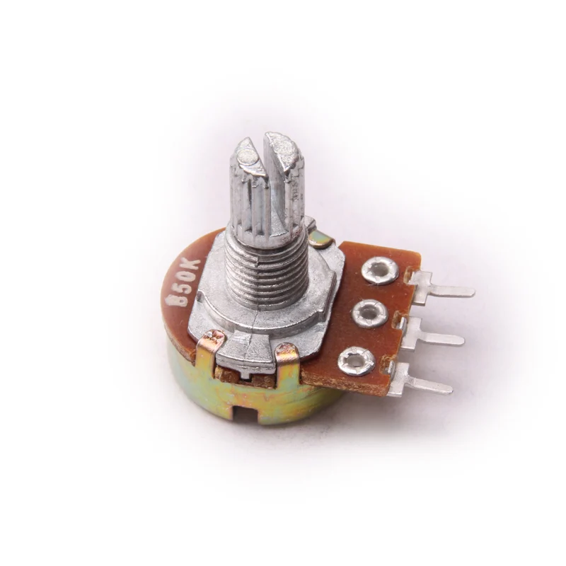 Одноканальный линейный потенциометр Glyduino WH148 B50K горшок с одним соединением для