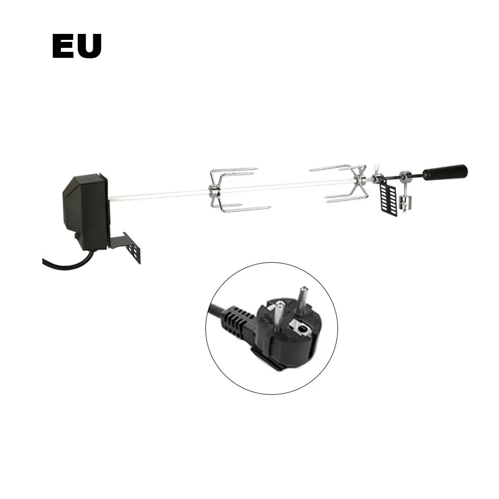 B Электрический мотор для барбекю, металлическая печь, жареная говядина, индейка, вертел, уголь, гриль для курицы, для улицы, кемпинга, инструменты для приготовления пищи - Цвет: B