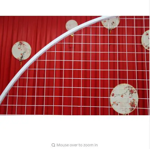 Новинка под заказ Свадебный декор в виде железной арки белого и золотого цвета