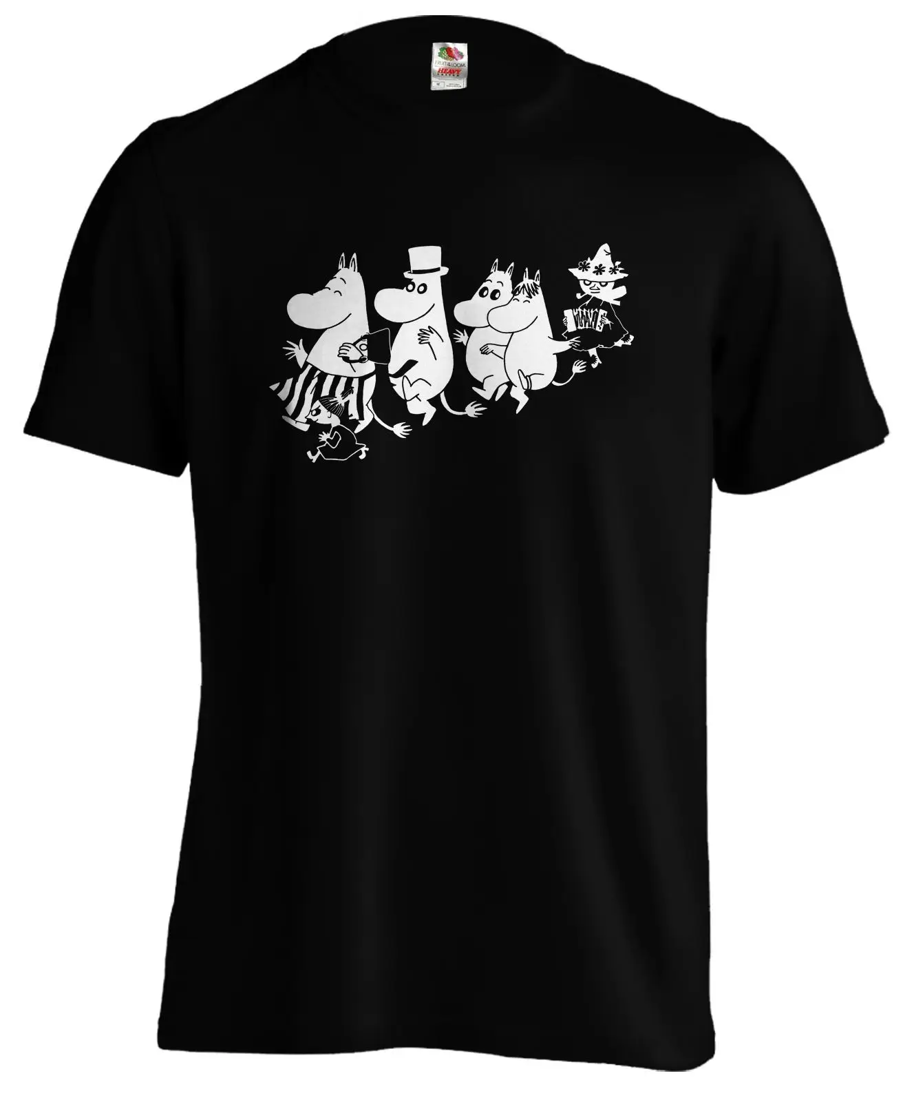 Moomin/семейная футболка mumin Snufkin Snorkmaiden летняя Мужская модная удобная новые