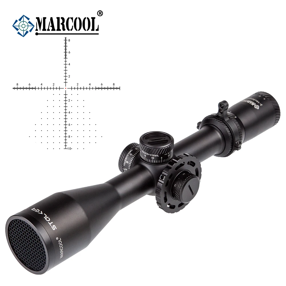 Винтовочный оптический коллиматор Marcool Stalker 3 18x50 прицел с первым фокусным