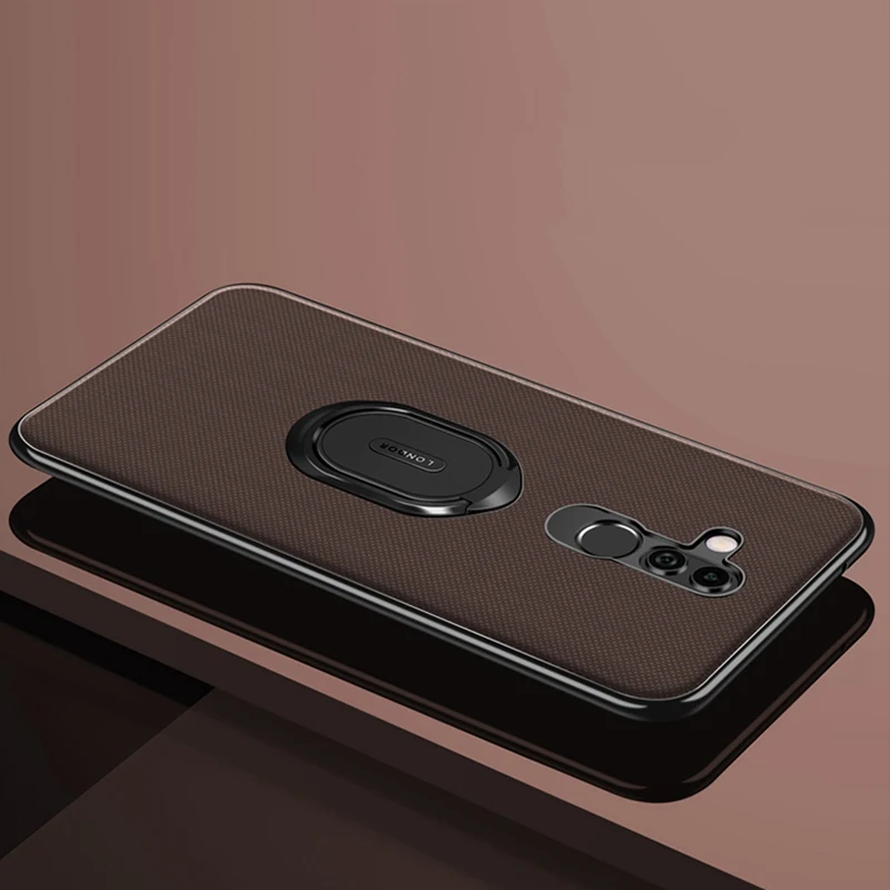 360 чехол с кольцом для пальца для huawei p20 litepro mate 20 Lite Магнитная подставка чехол для huawei Nova 3 3i 2s 3e mate 20X чехол