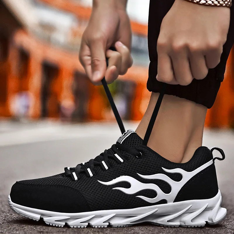 Весна 2019 Новый Обувь с дышащей сеткой Корейская версия кроссовки для бега модная