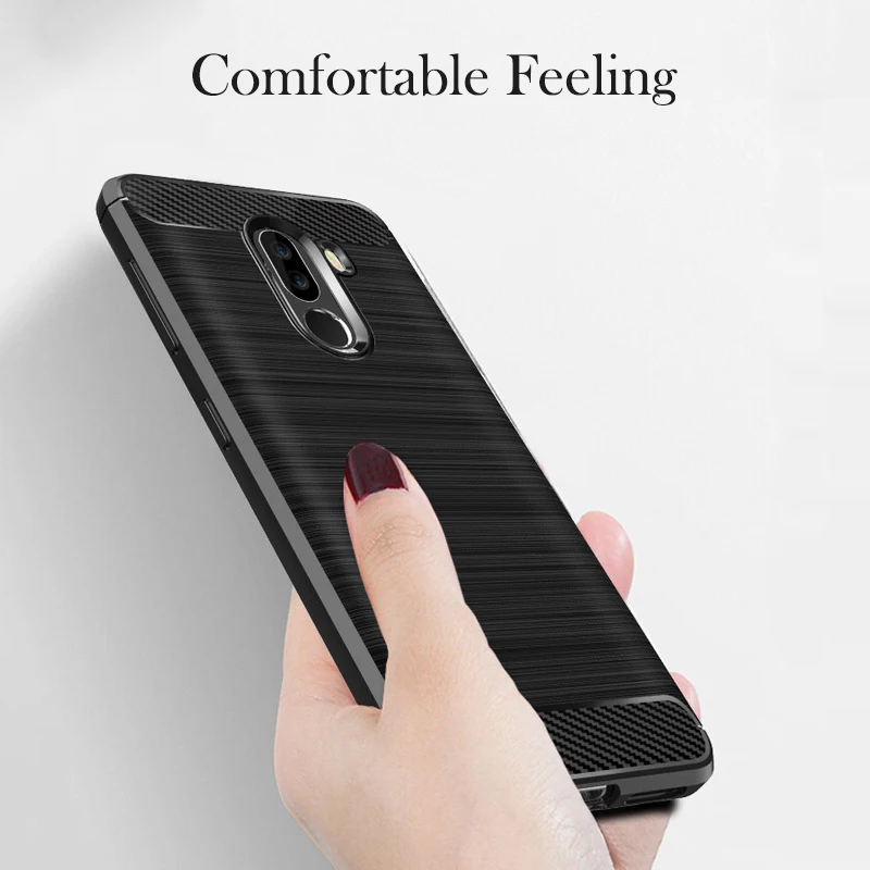 Силиконовый чехол из углеродного волокна для Redmi Note 7 6 5 4 Pro 5A Prime Cover S2 Y1 Lite 4X 6A