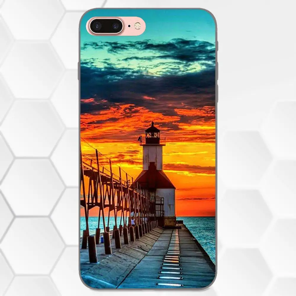 Чехол для телефона из ТПУ чехол Xiaomi Mi Mix Max Note 2 2S 3 5X 6 8 SE A1 Play F1 Amazing Art Uncommon Lighthouse Sea |
