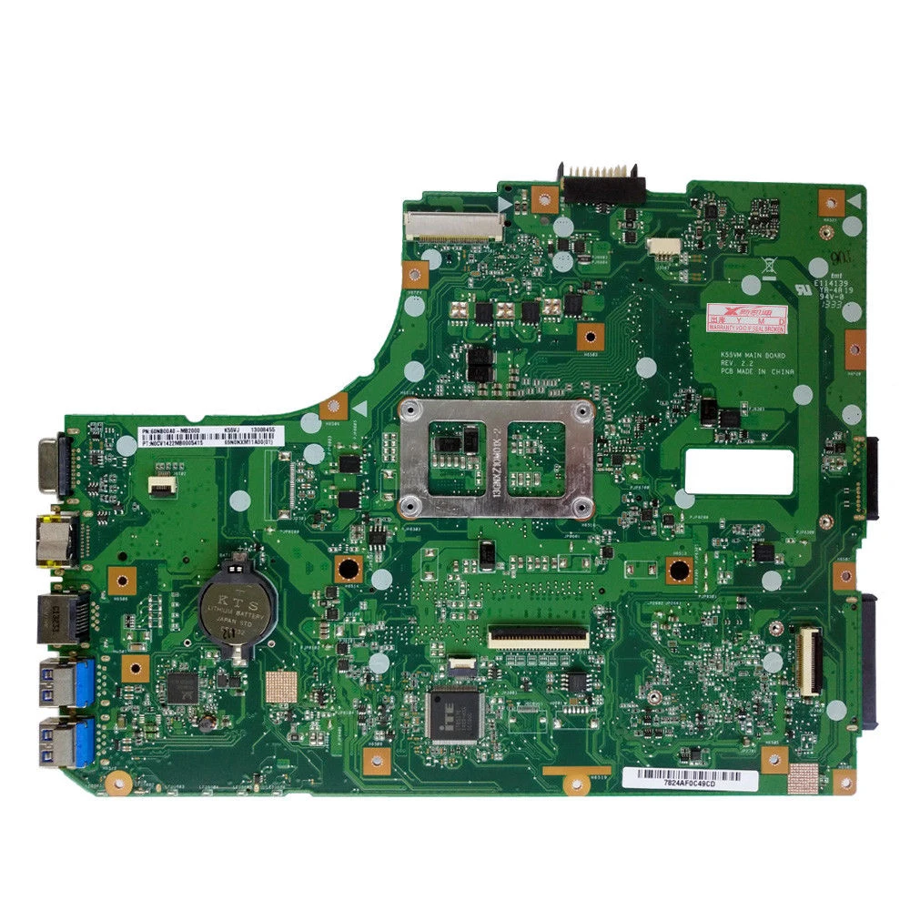 K55VM Материнская плата ноутбука GT630M 2 Гб REV 2/2 0 для For Asus K55VJ материнская Бесплатная