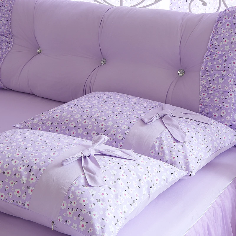Комплект постельного белья в Корейском стиле для девочек 100% хлопок симпатичный с