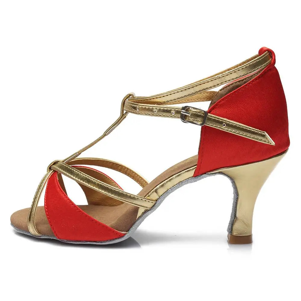 809 7cm heels Red Новая женская обувь для танго, бальных танцев, латинских танцев, распродажа 227 - Цвет: 809 7cm heels Red